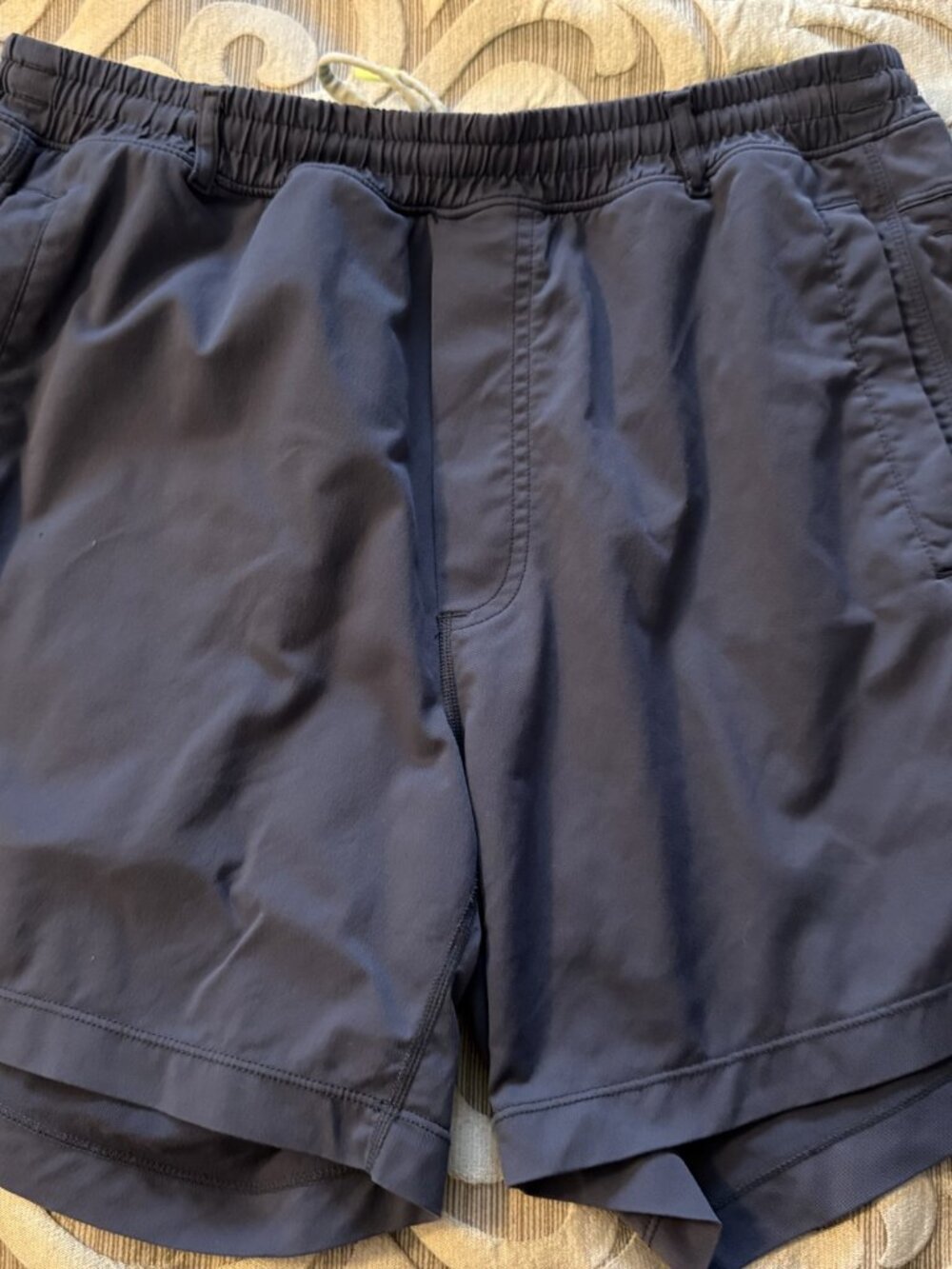 Birddogs Shorts Large Navy Boom For Your Boomstick Performance Lined Athletic